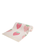 JoJo Maman Bébé pink strawberry baby blanket, imported from the UK