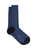 John Lewis Hackett London Ribbed Cotton Socks- Buy online at McGrocer