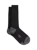 Hackett London ribbed cotton crew socks, imported from the UK