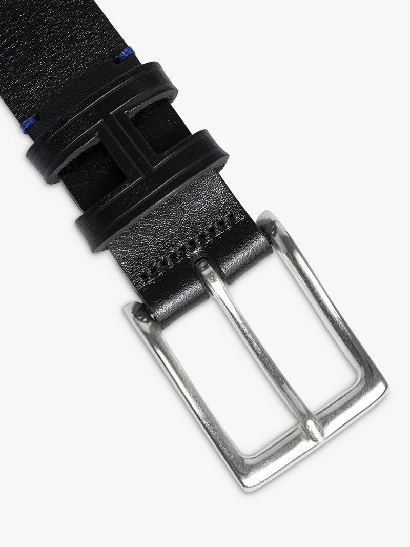 Hackett London leather belt with H keeper, UK version