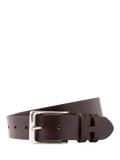 Hackett London brown leather belt with H keeper, UK version