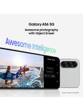 Samsung Galaxy A56 5G smartphone 256GB 6.7-inch display, imported from the UK