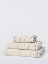 John Lewis John Lewis Textured Stripe Bath Towels 600gsm- Buy online at McGrocer