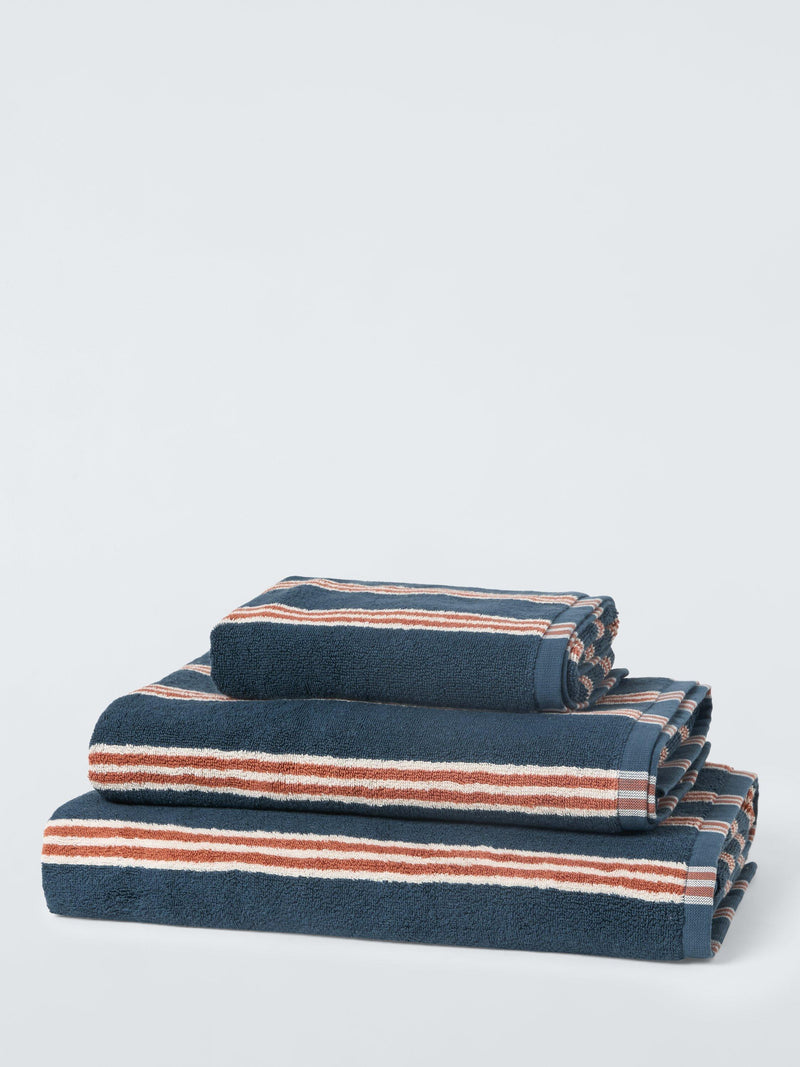 John Lewis Ambleside stripe towel 600gsm - British product