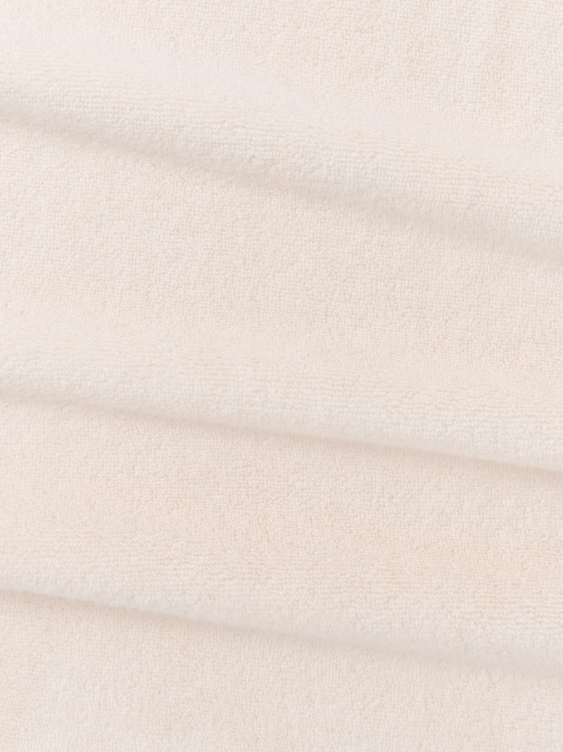 John Lewis scallop edge towel cream black bath sheet - British product
