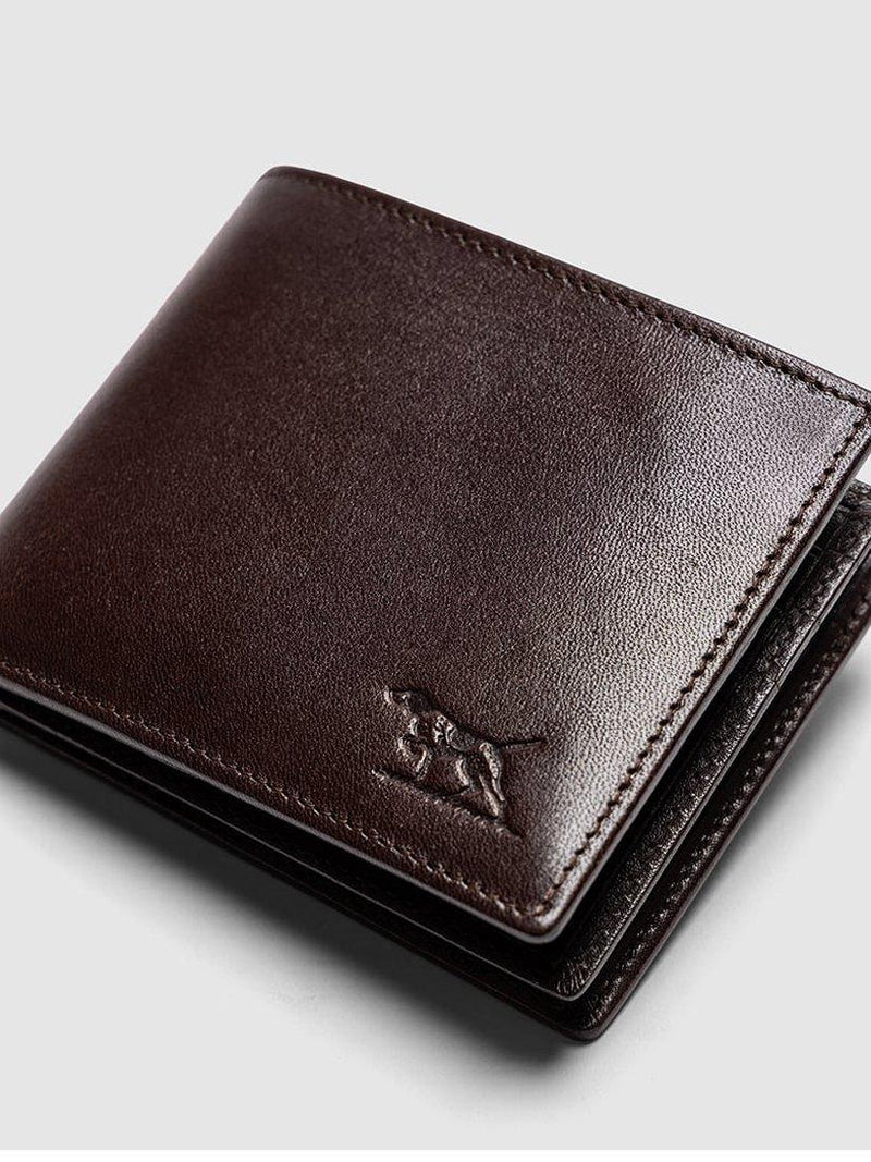Rodd & Gunn Wardville leather pouch wallet chocolate, UK version