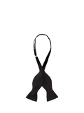 Eton black grosgrain silk bow tie (British brand)