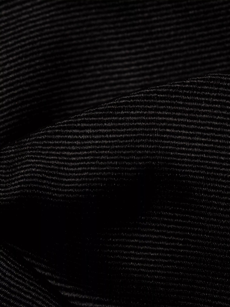 Eton black grosgrain silk bow tie (British brand)