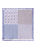 Eton Silk Check Pocket Square