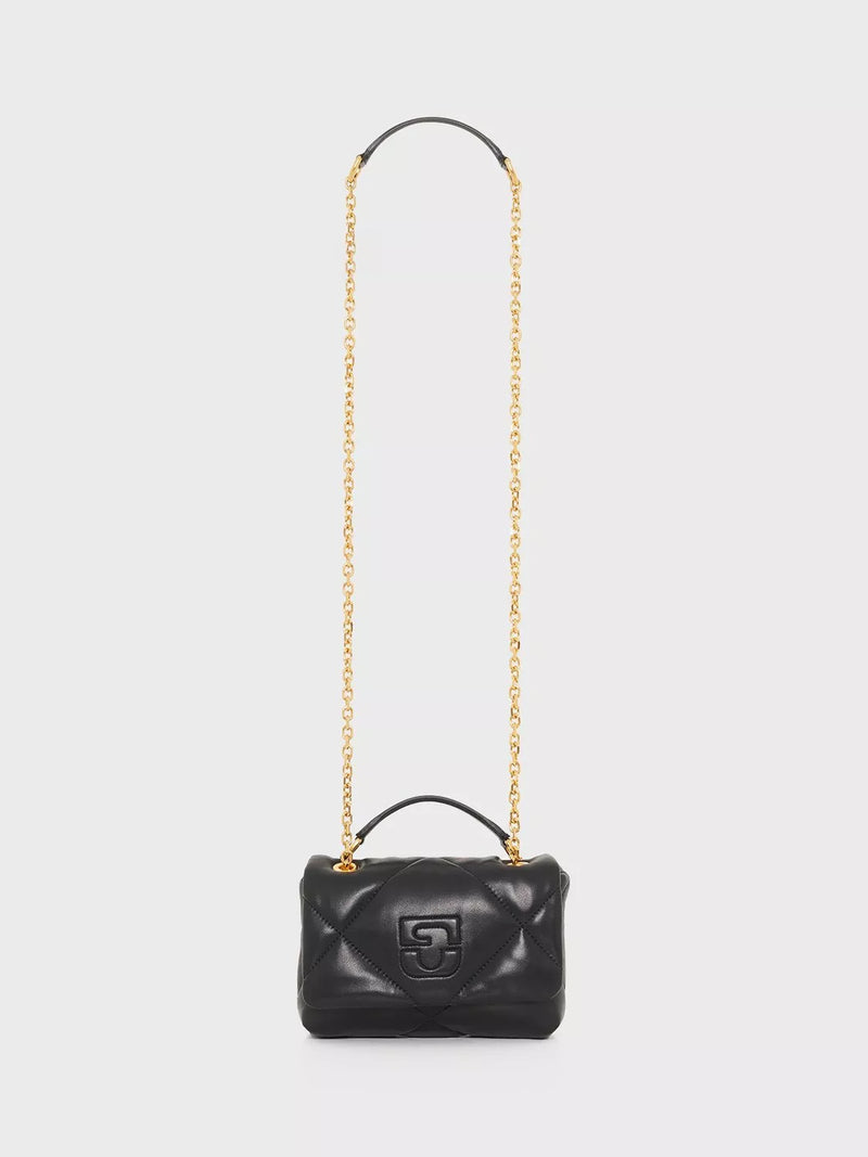 Gerard Darel black quilted mini crossbody bag - British product