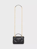 Gerard Darel black quilted mini crossbody bag - British product