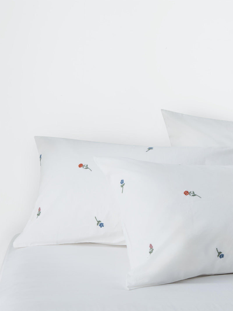 John Lewis embroidered floral duvet cover set double, UK version