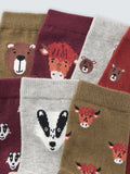John Lewis kids animal ankle socks pack of 7 (British brand)