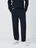 Scuba Fabric Joggers in Dark Sapphire with Elasticated Waistband and Pockets