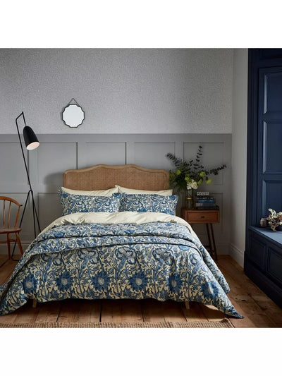 John Lewis Morris & Co. Pink and Rose Duvet Cover Set - Double- Buy online at McGrocer