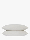Piglet in Bed Oatmeal Stripe linen duvet cover single - British product