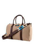 Pampeano Varon Leather & Canvas Duffle Bag 32L