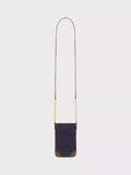 Gerard Darel Charlotte suede phone crossbody pouch, UK version