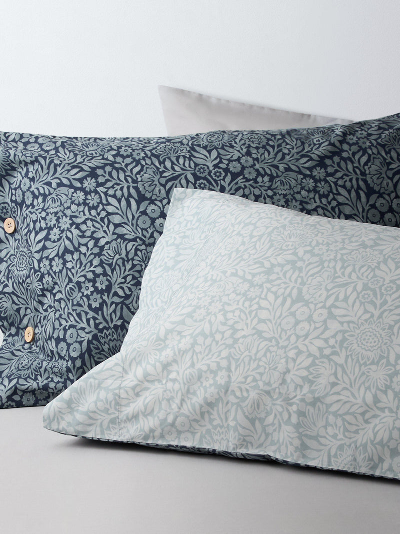 John Lewis Hidcote pure cotton percale duvet cover set single, imported from the UK
