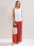 Phase Eight white macrame bucket bag, UK version
