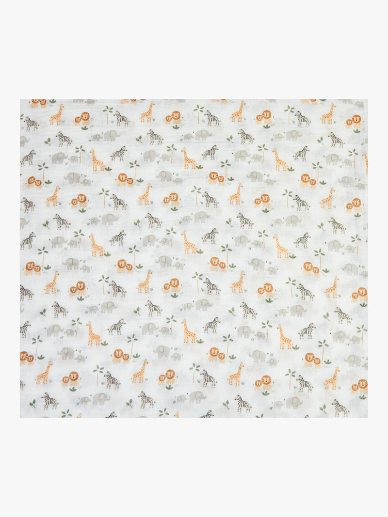 Large Floral Mouse Design Baby Muslin Comforter