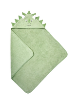John Lewis JoJo Maman Bébé Baby Dino Hooded Towel Green Mid- Buy online at McGrocer
