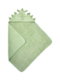 JoJo Maman Bébé dino hooded towel green mid - British product