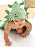 JoJo Maman Bébé dino hooded towel green mid - British product