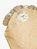 JoJo Maman Bébé lion hooded towel light brown (British brand)