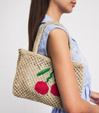 The Jacksons jute cherry Tracey tote bag - British product