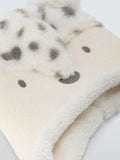 John Lewis kids faux fur bear hat cream, imported from the UK