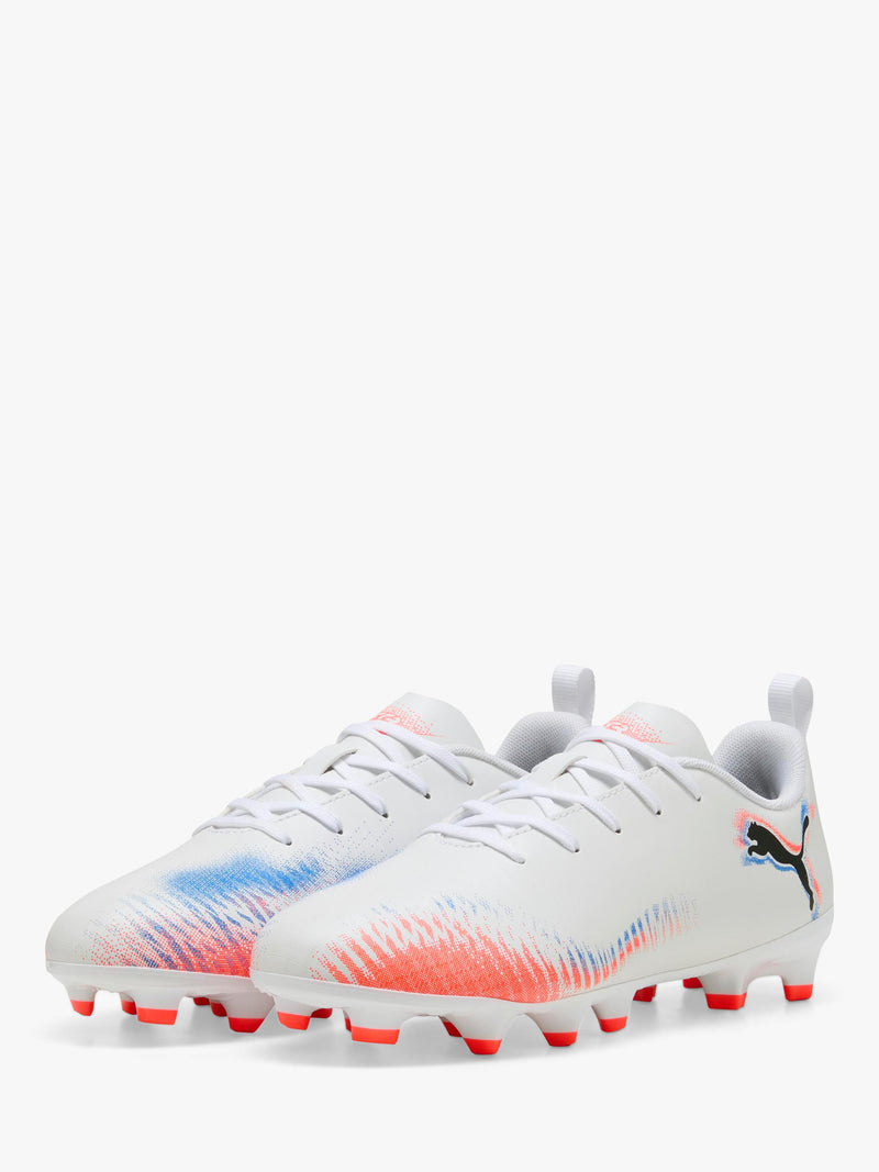 PUMA FUTURE 8 PLAY junior football boots White/Gold, imported from the UK
