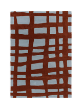 John Lewis Scion Arlo Crosshatch Pure Wool Rug, Brick, 180 x 120cm- Buy online at McGrocer