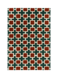 Scion Hatch pure wool rug rust 120x180cm, imported from the UK