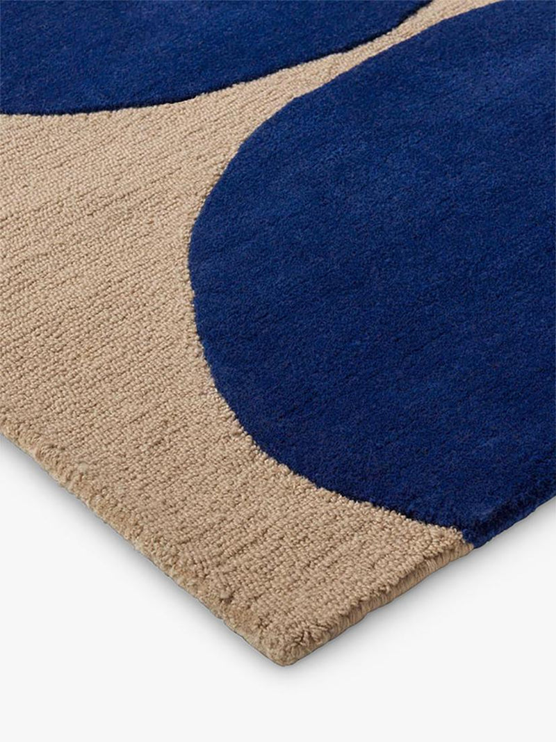 Marimekko pure wool Kivet hand tufted rug 200x140cm (British brand)