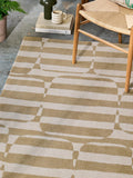Scion Lohko Stripe pure wool rug 180x120cm - British product