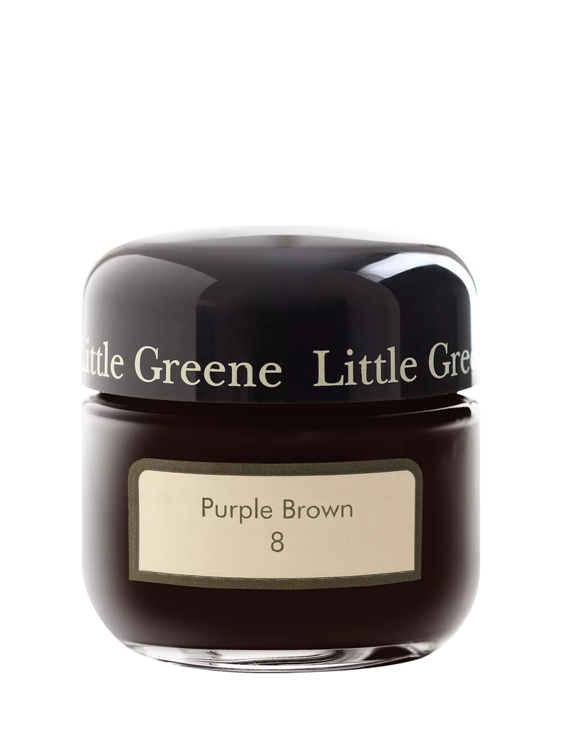 The Little Greene Paint Company matt emulsion paint Browns 2.5L, imported from the UK