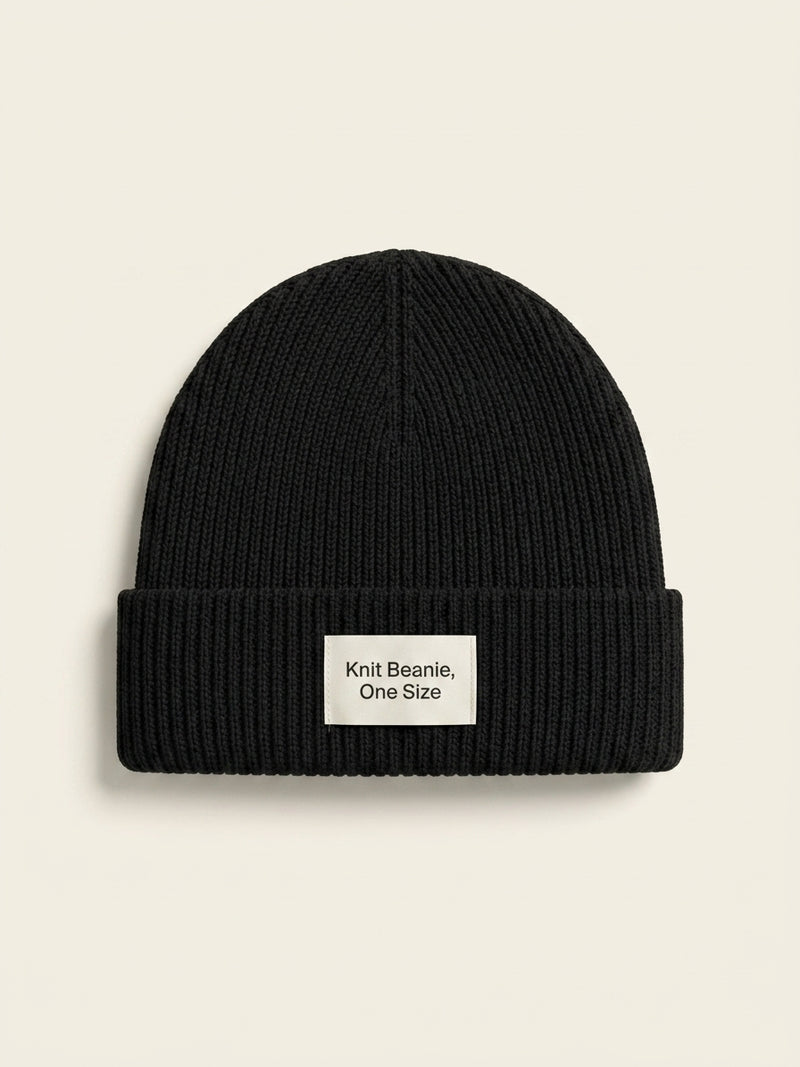 Prada ribbed wool beanie with logo - British product