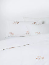 John Lewis John Lewis Hemlock Embroidered Percale Cotton Duvet Cover Double 200x200cm- Buy online at McGrocer