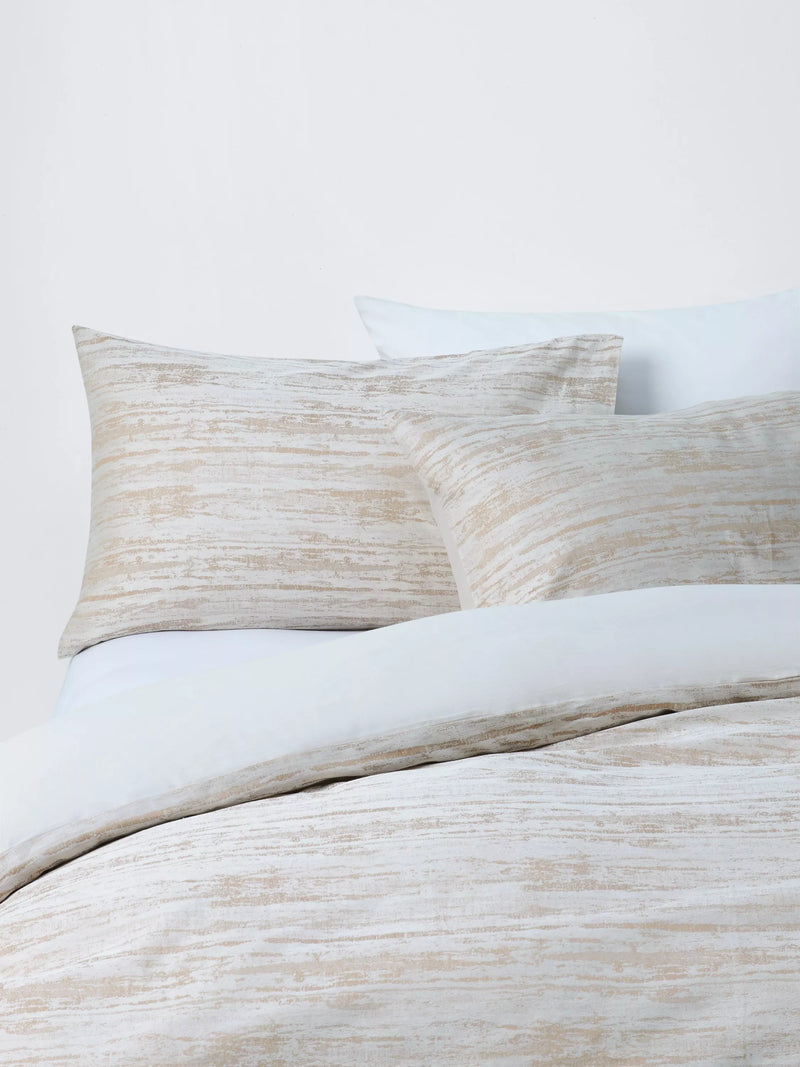 John Lewis Avisa champagne pure cotton jacquard bedding (British brand)