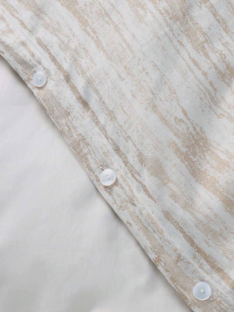 John Lewis Avisa champagne pure cotton jacquard bedding (British brand)