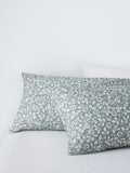 John Lewis Marlow cotton duvet cover set sage double, UK version