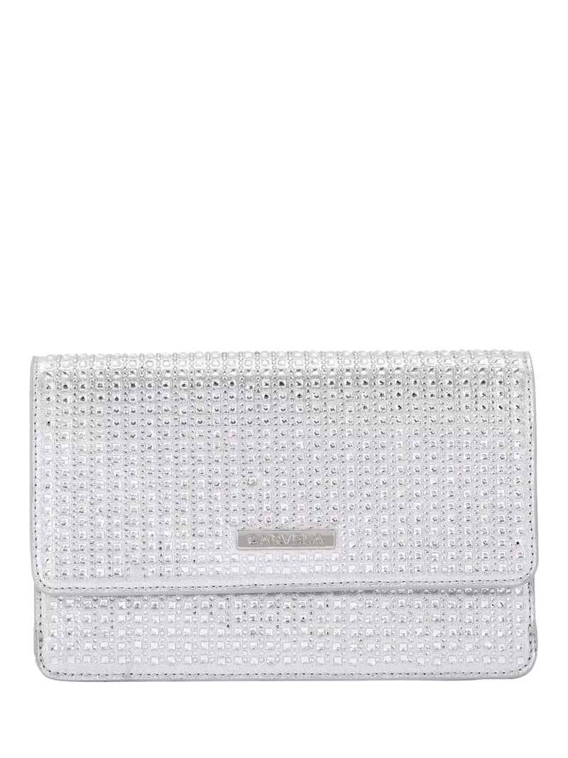 Carvela Kianni Jewel clutch bag with embellishment (British brand)