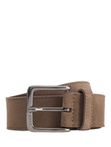 John Lewis BOSS Ronnie Suede Belt - Light Brown- Buy online at McGrocer