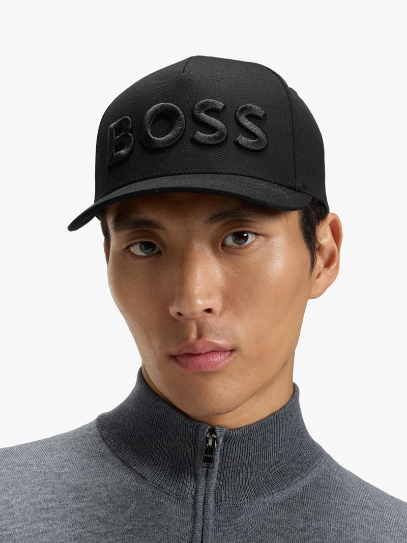 BOSS black logo baseball cap, UK version