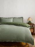 John Lewis Belvoir pure cotton gauze duvet cover set double, imported from the UK