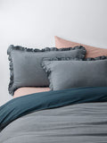 John Lewis Belvoir Pure Cotton Gauze Duvet Cover Set Double