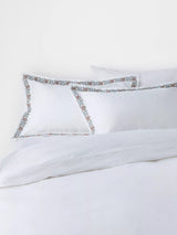 John Lewis John Lewis Penbury Border Pure Cotton Percale Duvet Cover Set, 200 Thread Count, Double- Buy online at McGrocer