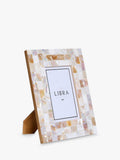 Libra Interiors mother of pearl photo frame 22x17cm - British product