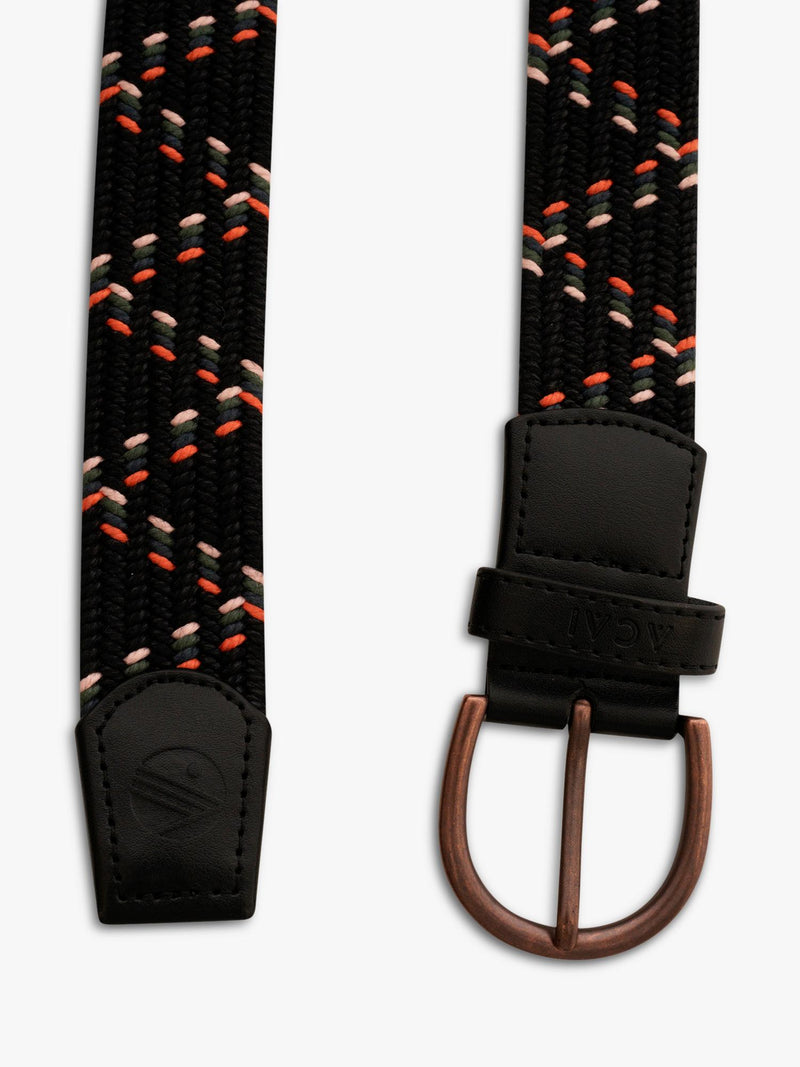 ACAI outdoor braided belt black, imported from the UK